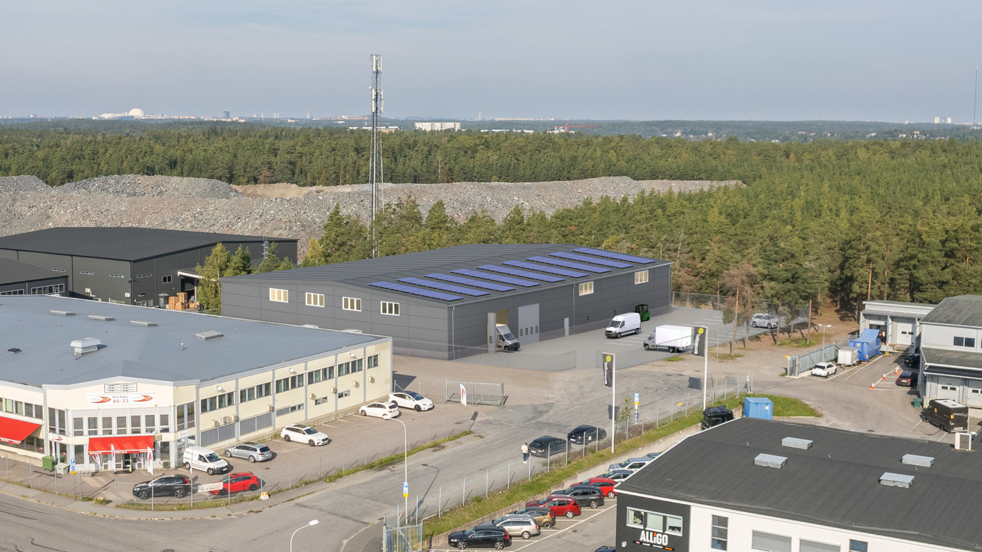 Vindkraften 2 flygfoto